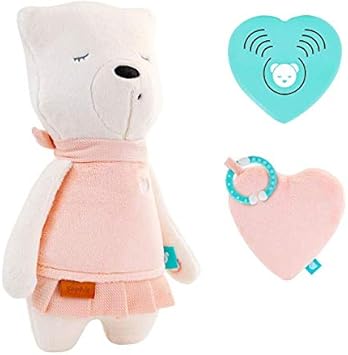 Myhummy Baby Einschlafhilfe Gerausche Bar Sophie Rosa Herzschlag Und Weisses Rauschen Zur Beruhigung Automatische Abschaltung Schlafsensor Mobile App Sleep Aid White Noise Sound Bear For Babys Amazon De Spielzeug