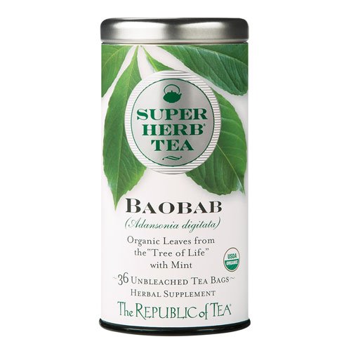The Republic Of Tea Organic Moringa SuperHerb Tea Bags Tin