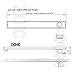 ZOIC Linear Stealth Tile Insert Floor Grate Bathroom Shower Waste Drain 304 Stainless Steel Side Outlet 27.55 Inches (700mm)