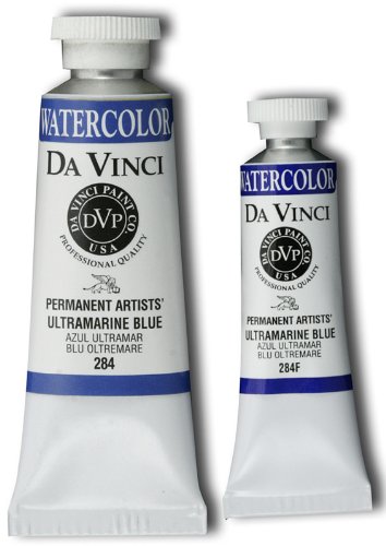 Da vinci artists  watercolor paint 15ml ultramarine blu…
