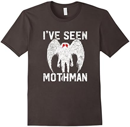Mens I've Seen Mothman TShirt Cryptozoology Sighting T Shirt Large Asphalt