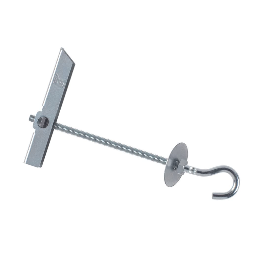 Index Fixing Systems ba-ga – Pack of 50 Gravity Tilt for The Fixing of Elements Light in Drop Ceilings Gravitex Hook, Plated Coating (), BAGAM04