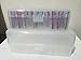 (Ship from USA) AA & AAA Battery Plastic Storage box Container HOLDS 50 BATTERIES ! (CLEAR) 413