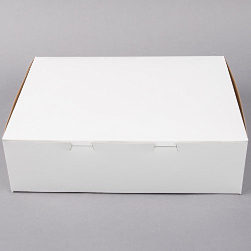 Pack of 20 WHITE 14x10x4 Bakery/Cake Box and Inserts w/ Signature Picks