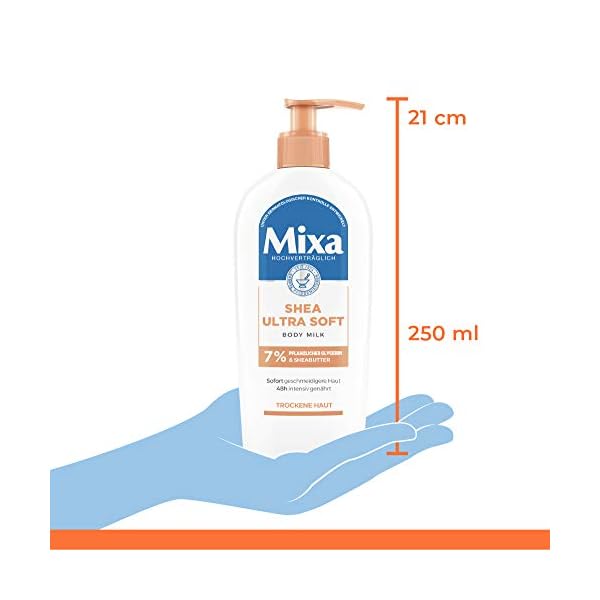 Mixa Shea Ultra Soft Body Milk, Intensive Nourishing Body Milk, with Shea Butter and Vegetable Glycerine, for Dry and…