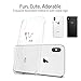 iPhone X Case, iPhone 10 Case, ESR Clear Soft Cute Cartoon Pattern Design [Slim Fit][Supports Wireless Charging] TPU Transparent Protective Cover for iPhone 5.8 inches (Evil)