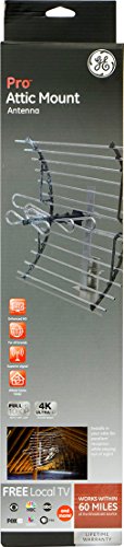 GE-33692-Attic-Mount-HD-Antenna-Long-Range-Compact-Design-with-Mount-for-VHF-UHF-Channels-60-Mile-Range