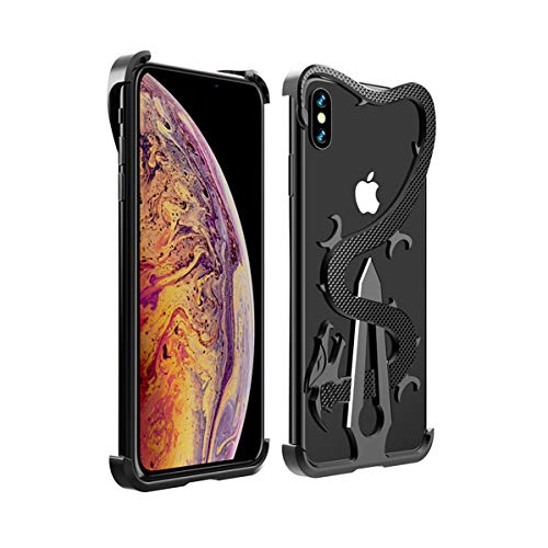 Dragon Design Metal Bumper Case for iPhone Xs Max