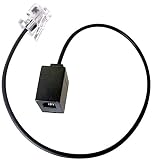 VoiceJoy RJ9 Headset Adapter Extension Cord - Female to Male 4P4C Cable, not RJ11/RJ12, for Plantronics, Jabra, Hot Desking Office Phones
