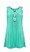 Womens Plus Size Necklace Ladies Tunic Sleeveless V Neck Tops Plus Size UK 10-20