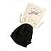 MolVee Unisex Linen Scarf Solid Color Sunscreen Shawl Large Beach Towel (Black)