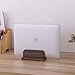 Vertical Laptop Stand for Desk Office Organizer Rack – Desktop Holder with Adjustable Dock – Compatible with MacBook Air/Pro Surface Pro Samsung Notebooks Natural Wood(LTKD-1-US-BR)thumb 1