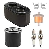 Venseri 127-9252 Air Filter with 120-4276 Oil Filter for Toro TimeCutter 74657 74661 74667 74675 74680 74723 74726 74731 74741 74766 75211 74866 74867 V-Twin Riding Mower