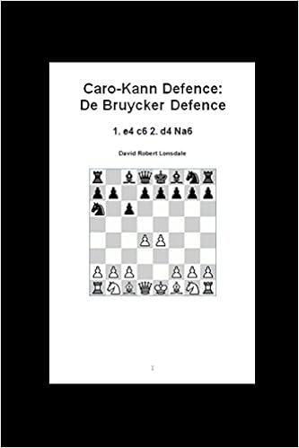 Caro Kann Defence De Bruycker Defence 1 E4 C6 2 D4 Na6 - 