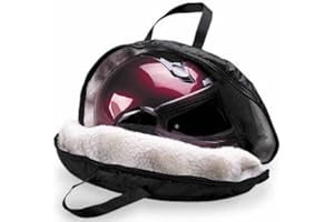 Formosa Covers Helmet Carrying Bag for Motorcycle/Cycling/ATV/UTV/Scooter/Snowboard Helmet. Universal Size and Ultimate White Fleece Inner Lining Protection.