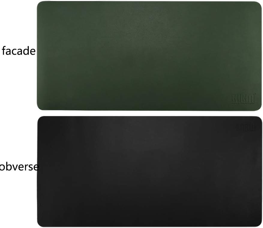 Extended Gaming Mouse Pad, Leather Writing Mat Computer Keyboard Desk Pad Not-Slip Rubber Base Mousepad-b 600x300mm