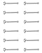 Jstyle 60Pcs Hypoallergenic Stainless Steel Nose Studs for Women Men Sparkly CZ Small 22G Nose Studs Rings Piercing Body Jewelry 1.5mm 2mm 2.5mm