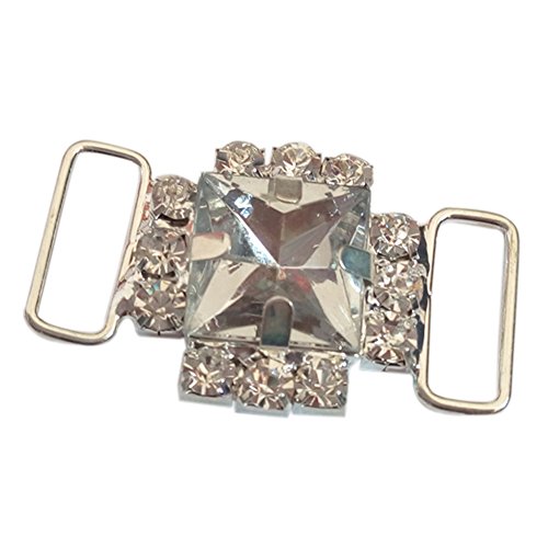 Tangpan Crystal Bikini Connector Shoes Buckle Pack of 2