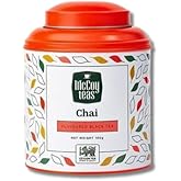 McCoy Teas Chai Tea Flavored Black Loose Leaf Tea Make Hot or Cold Ice and Brews with Premium Tea from Sri Lanka, 100g Can (Pack of 01)