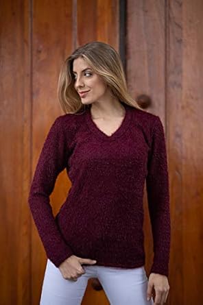 sueter vinho feminino