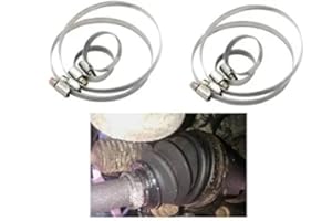 MUZZYS (SET OF EIGHT CLAMPS) CV Axle Repair Clamps Kit for Leaking Boots after Lift Kit FITS FJ Cruiser, Tacoma, 4Runner, Tundra