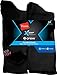 Hanes Men's X-Temp Comfort Cool Crew 6-Pack_Black_ 6-12