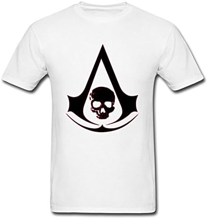 Men's Assassin's Creed IV Black Flag game ps4 T-Shirts 100% Cotton
