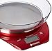 Etekcity Food Kitchen Scale, Digital Weight Grams and Oz for Cooking, Baking, Meal Prep, and Diet, 11lb/5kg, Red