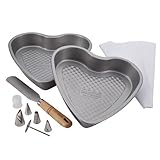 Cake Boss Professional Bakeware 10-Piece Santa and Heart Bakeware Set