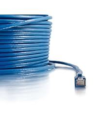 C2G Cables To Go Cat6 Snagless Patch Cable de red sólido blindado, color azul, Azul