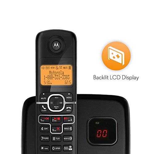 Motorola DECT 6.0 Enhanced Cordless Phone with 2 Handsets and Digital Answering System L702M