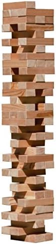 Giant Toppling Tower | Finely Planed | Extra Blocks, 60 total