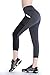 EAST HONG Womens Mesh Capri Workout Yoga Pants Running Tights Active Leggings