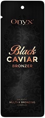 Black Caviar Bronzer Packet, Tanning Lotion, Majestic Multi-X Bronzing Complex by Onyx