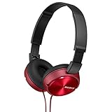 Sony Foldable Headphones MDR-ZX310 R - Metallic Red
