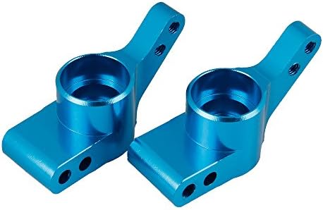 Yiguo 2pcs Aluminum BMT0003 Rear Hub Carrier for HPI 1/10 BULLET3.0 ST RC Truck Blue