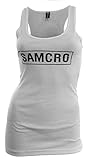 Sons of Anarchy SAMCRO Women's Licensed White Tank Top