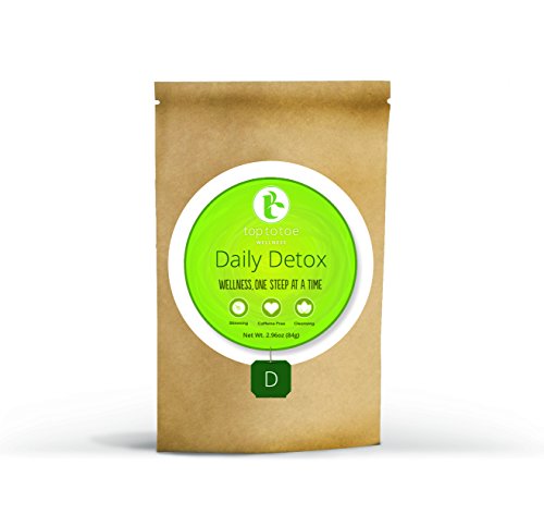 Top to Toe Wellness Daily Detox Tea | Body Cleansing, Metabolism Boosting, Promote Slimming, Reduce Bloating, Relieve Constipation, Increase Energy, Cleanse Liver, Organic Loose Leaf Herbal Detox Tea Top to Toe Wellness Daily Detox Tea | Body Cleansing, Metabolism Boosting, Promote Slimming, Reduce Bloating, Relieve Constipation, Increase Energy, Cleanse Liver, Organic Loose Leaf Herbal Detox Tea