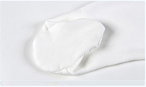 Monvecle Unisex Baby 2 Pack 100% Cotton Footie Long Pants White 6-9M