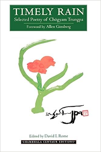 Related to Lodro Rinzler: Timely Rain: Selected Poetry of Chogyam Trungpa