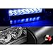 8 LED Car Strobe Warning Tow Dash Blue Light