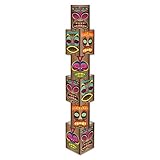 Beistle 54073 Tiki Column, 12-Inch by 5-Feet 71/4-Inch