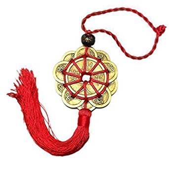 FENG SHUI Set of 1 Lucky Charm Ancient I CHING Coins Prosperity Protection