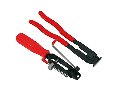 Alltooetools 2pcs CV Joint Boot Clamp Pliers; Hose Band Cut-Off Pliers; Car Banding Tool Kit