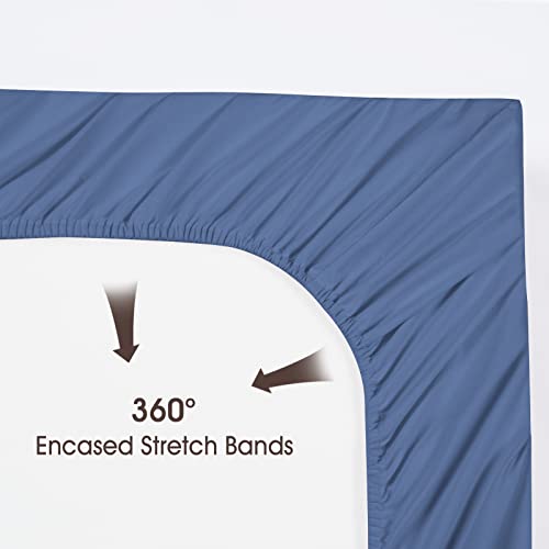 PHF Soft Sheets, 2 Pack Silky Comfy Breathable Cradle Sheets