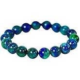EPSAA Healing Crystal Bracelet for Women Men, 8MM Natural Stone Beaded Bracelets, Jewelry Birthday Gifts, Round Gemstones