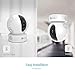 EZVIZ Security Camera 1080P, IP Dome Pan/Tilt Surveillance, Night Vision, Auto Motion Tracking, Pet Baby Monitor, Two Way Audio, Compatible with Alexa and Google(CTQ6C-WH)