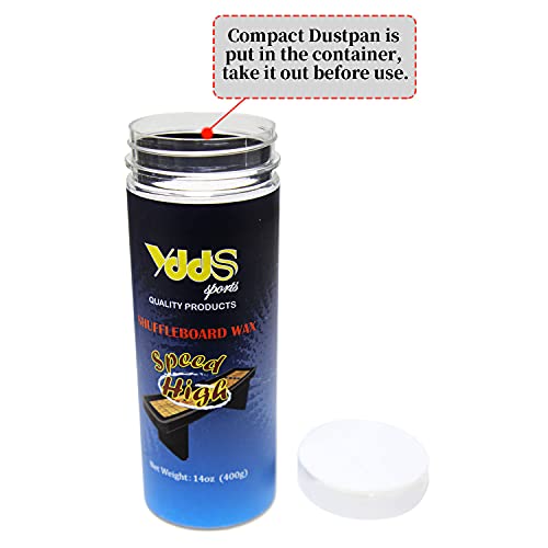 Shuffleboard Wax Shuffleboard Sand 2 Pack with Mini Brush and Dustpan