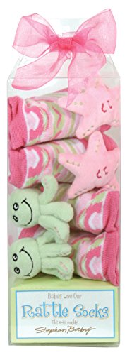 Stephan Baby Go Fish Rattle Socks, Octopus and Pink Starfish