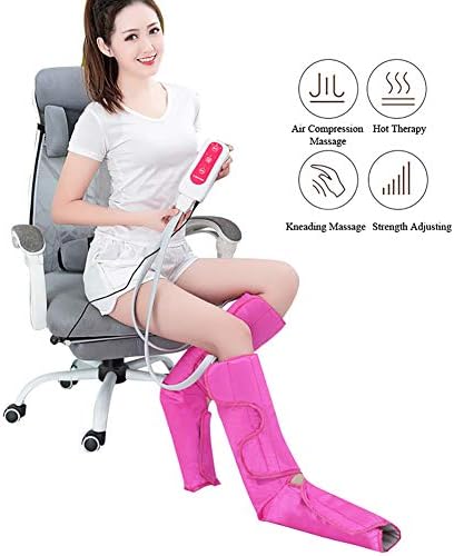Air Pressure Compression Massage Legs Foot Relax Heat Therapy Device Pressotherapy, Deep Relaxation, Body Slimming, Reduce Stress, Improve The Swelling, Improve Blood Circulation,220V,EUPlug